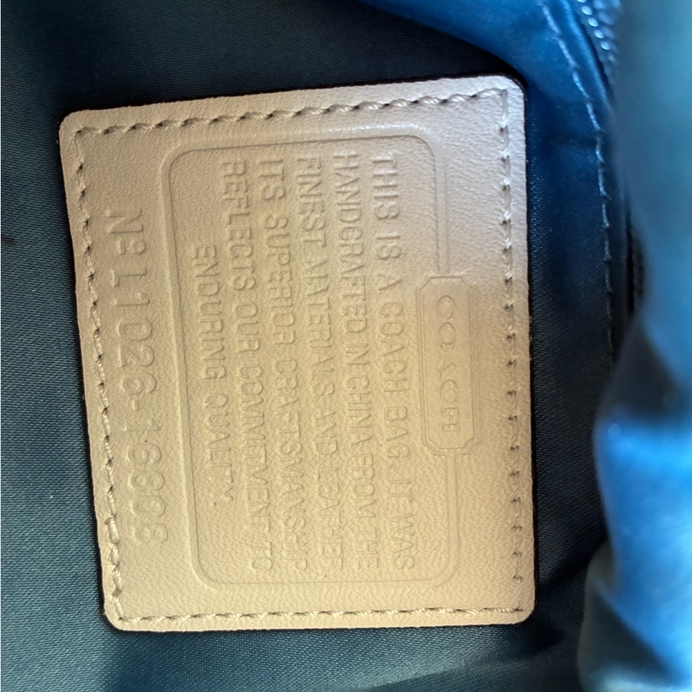Coach Leather Hobo Shoulder Bag - Picture 8 of 9